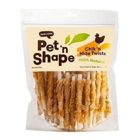 Pet 'n Shape 100% Natural Chicken Hide Twists